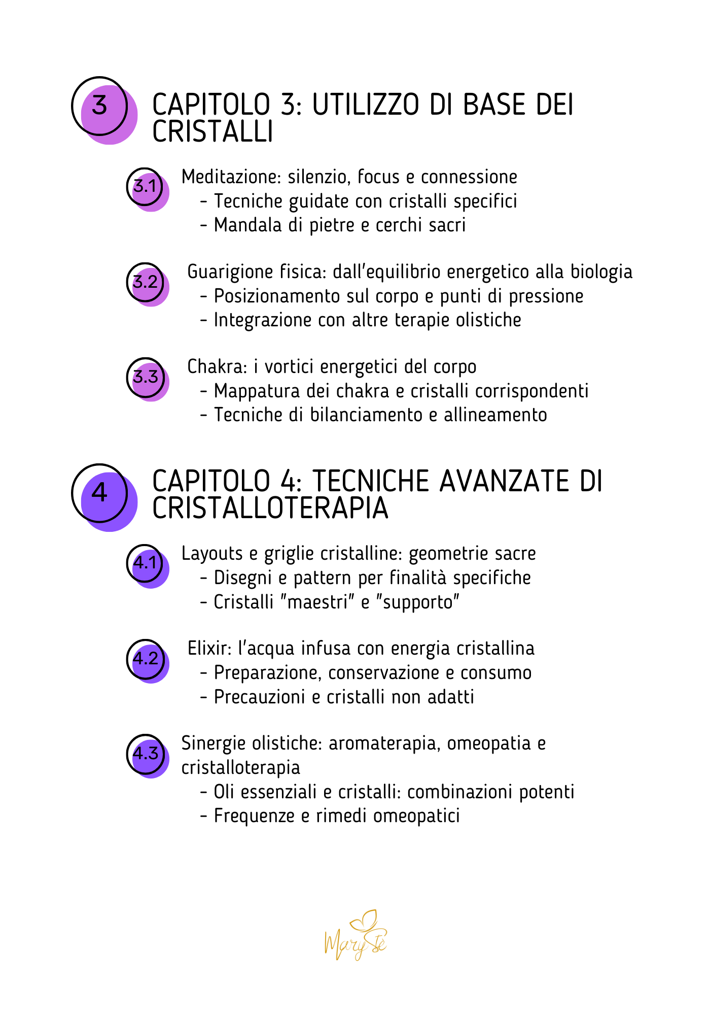 LIBRO DI CRISTALLOTERAPIA MARYSTE