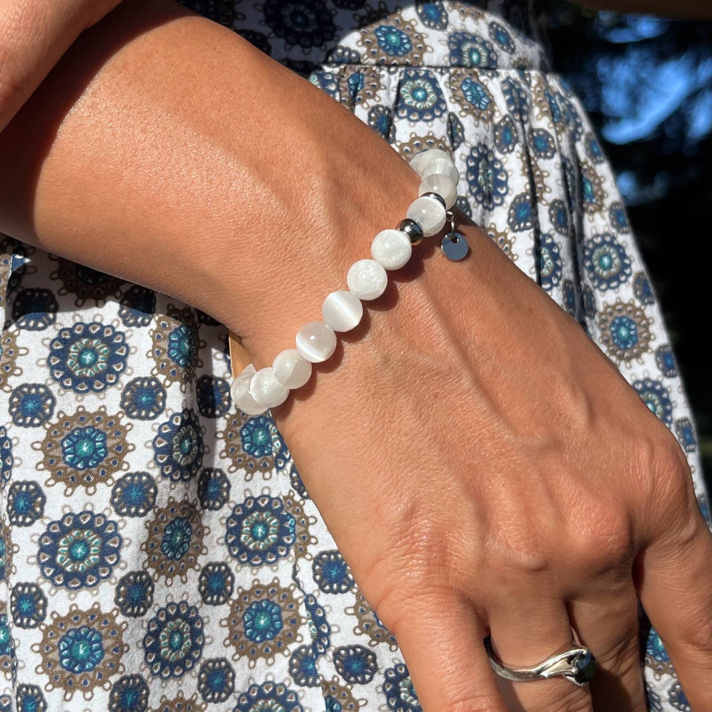 BRACCIALE ELASTICO SELENITE