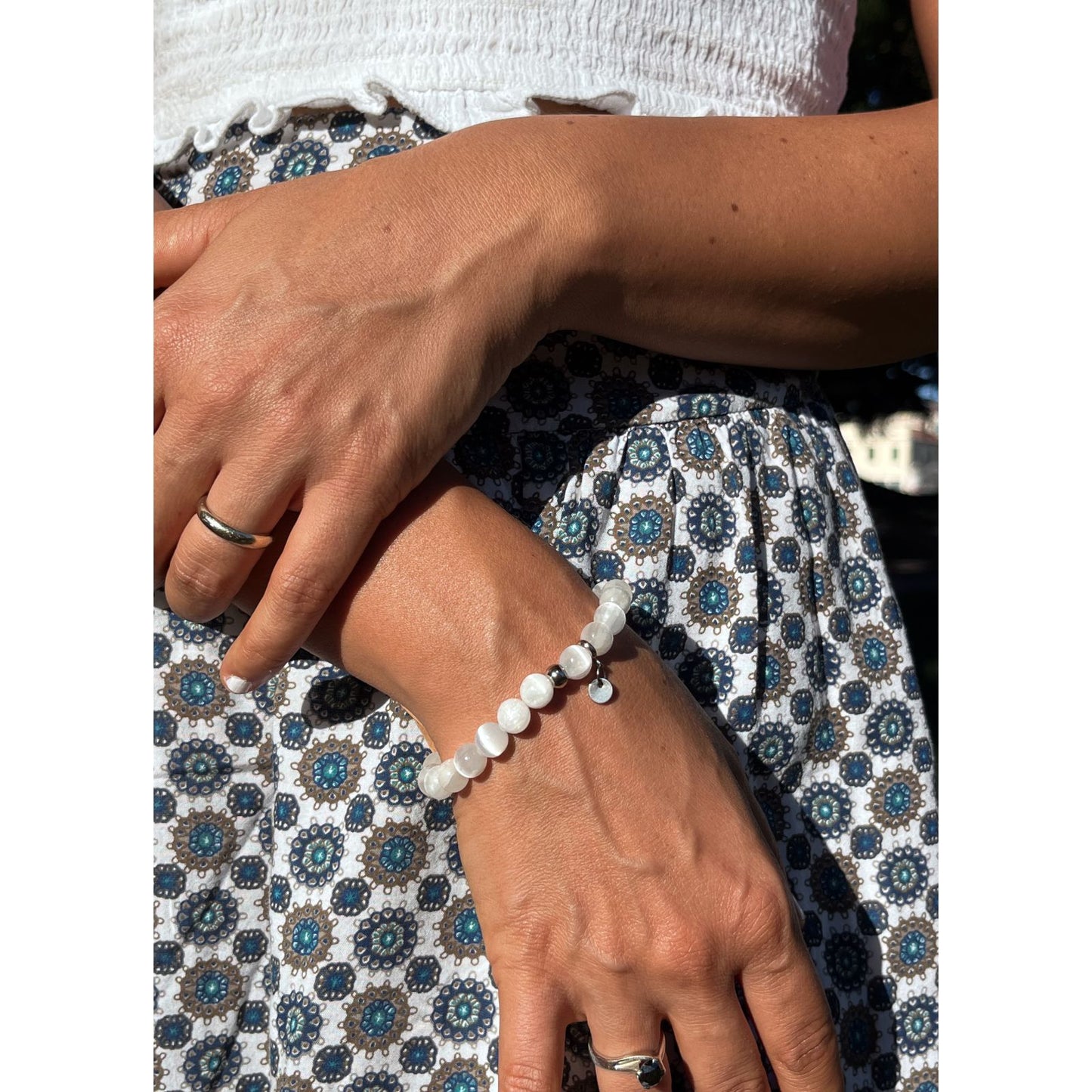BRACCIALE ELASTICO SELENITE