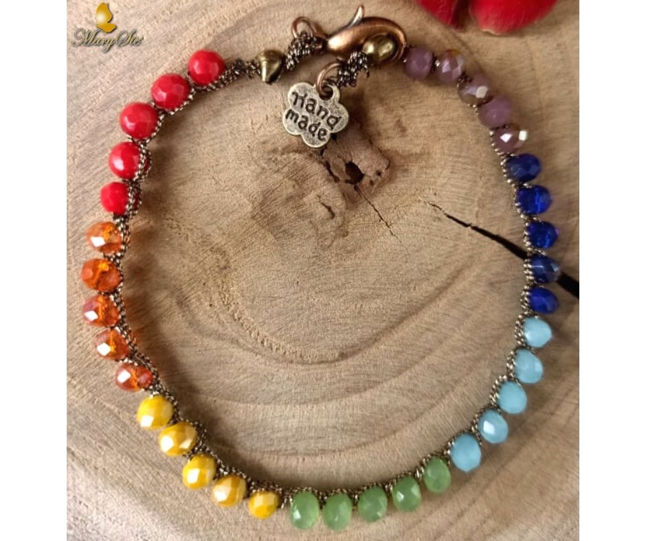 BRACCIALE CHAKRA CON FILO DI SETA - MARYSTE'
