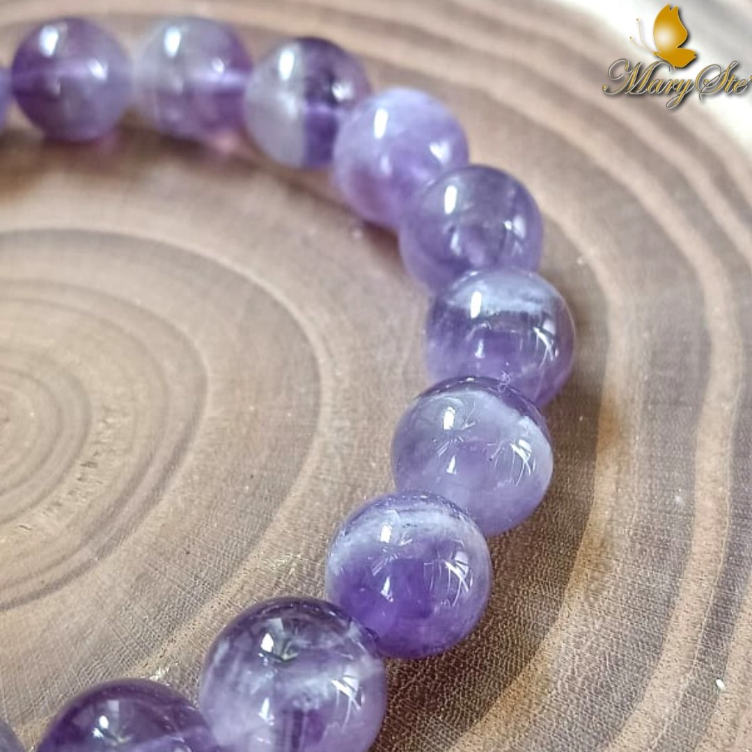 BRACCIALE ELASTICO AMETISTA - MARYSTE'