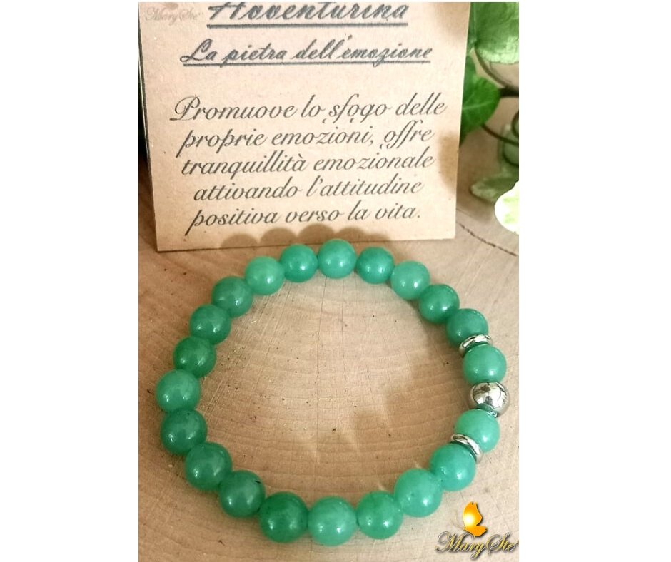 BRACCIALE ELASTICO AVVENTURINA - MARYSTE'