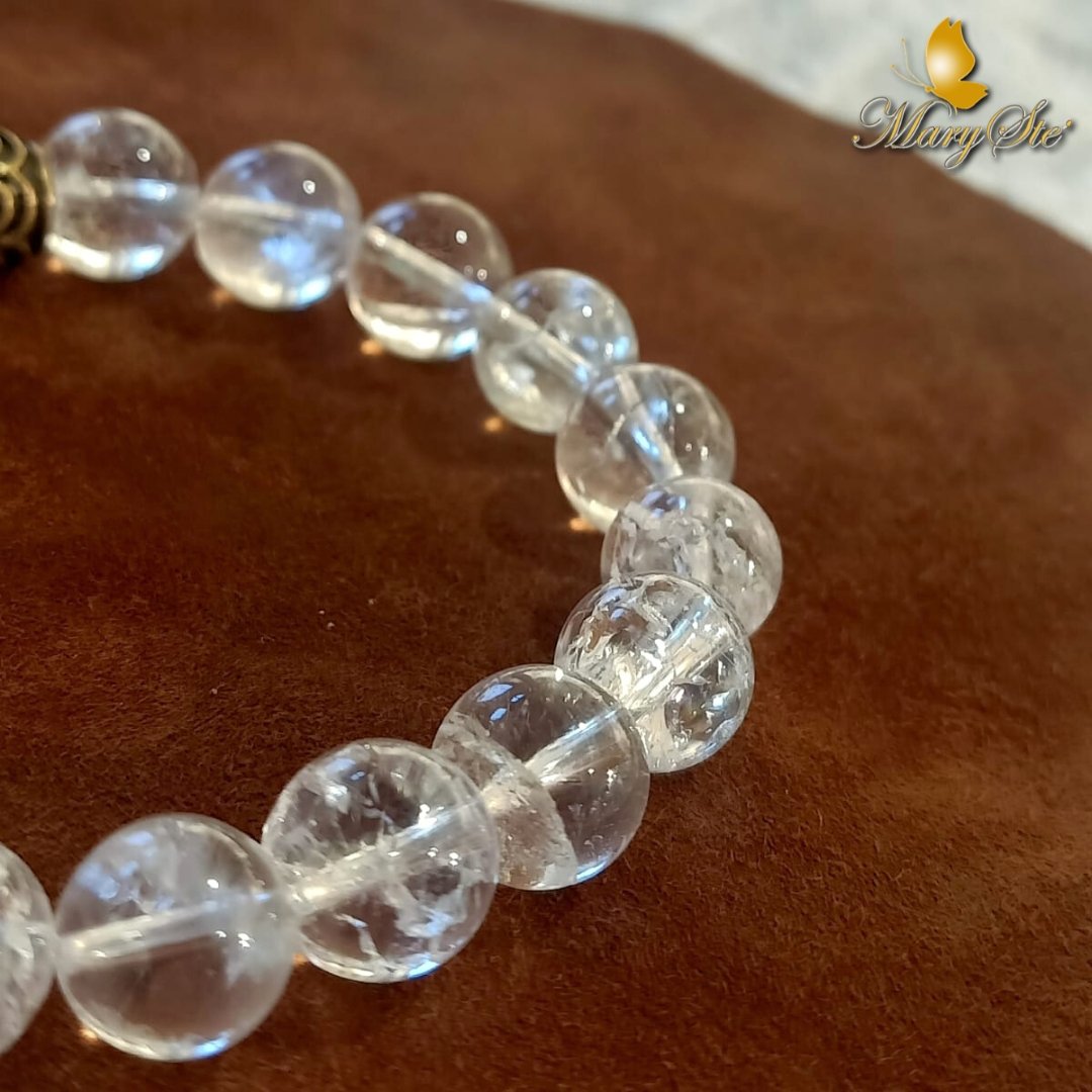 BRACCIALE ELASTICO CRISTALLO DI ROCCA - MARYSTE'