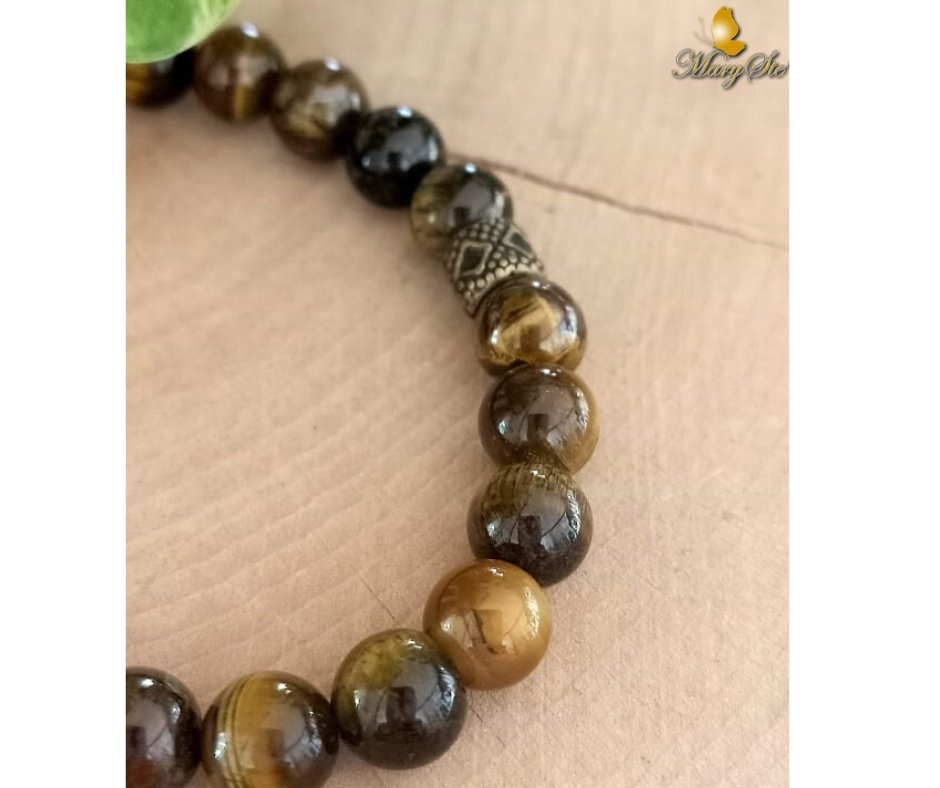 BRACCIALE ELASTICO OCCHIO DI TIGRE - MARYSTE'