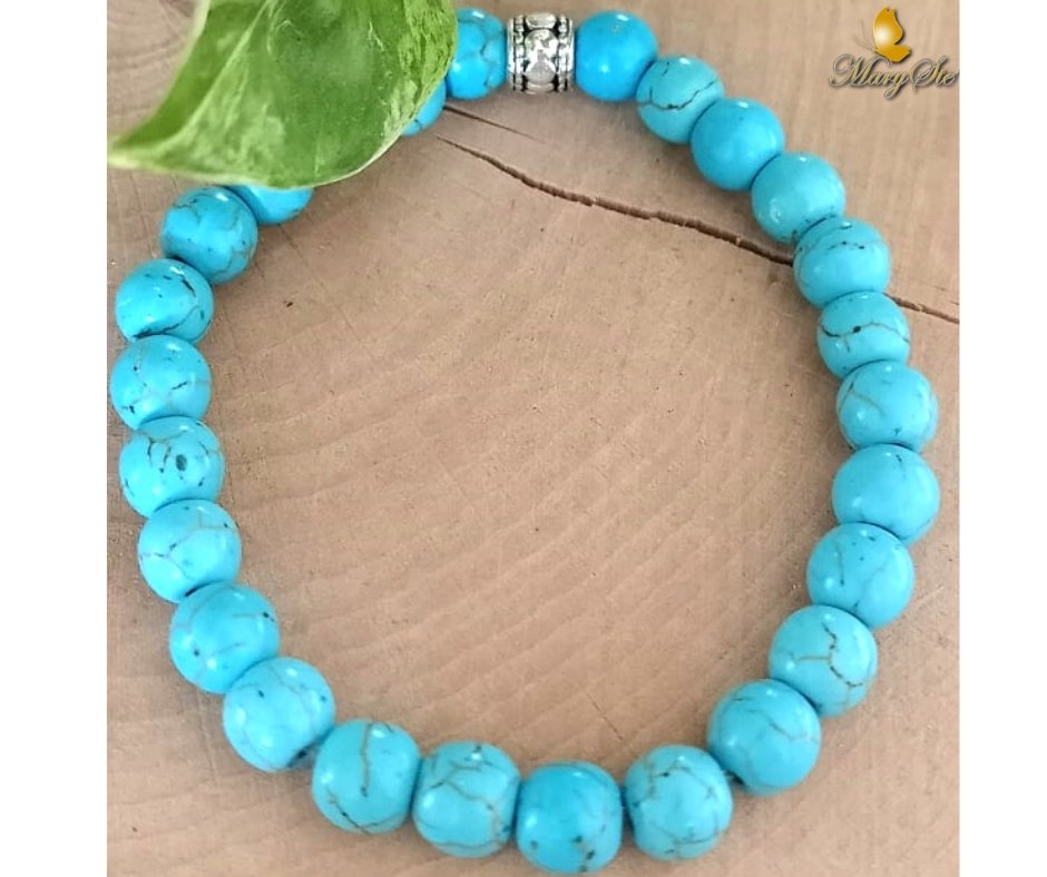 BRACCIALE ELASTICO PASTA DI TURCHESE - MARYSTE'