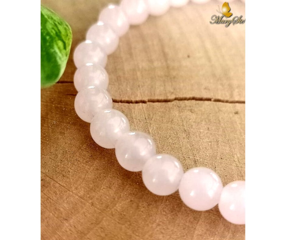 BRACCIALE ELASTICO QUARZO ROSA - MARYSTE'
