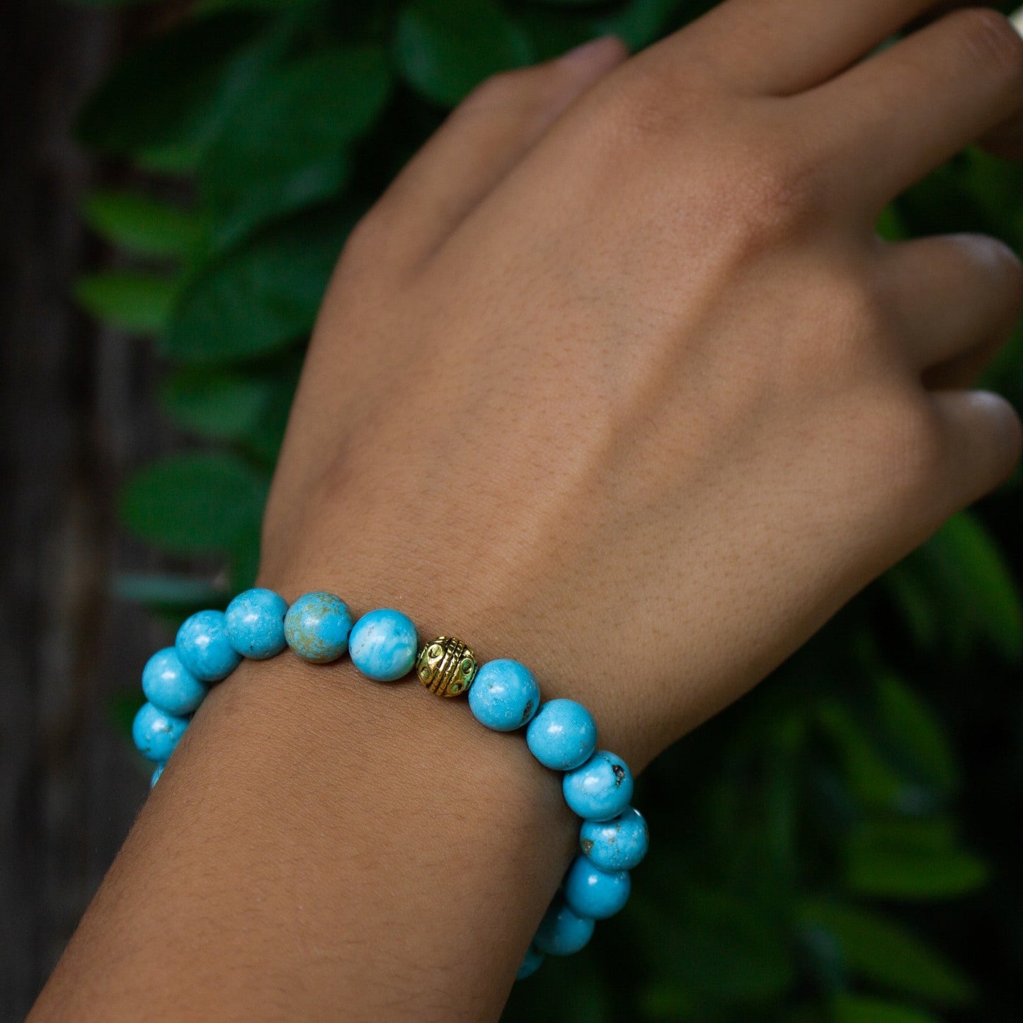 BRACCIALE ELASTICO TURCHESE - MARYSTE'