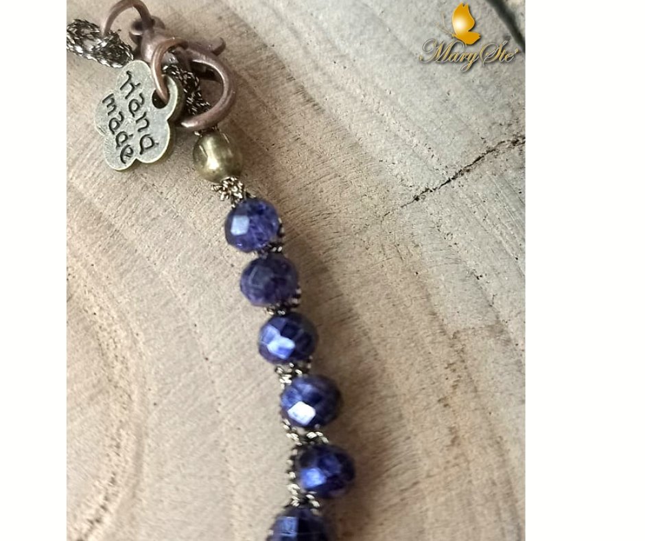 BRACCIALE FILO DI SETA E CRISTALLINI - MARYSTE'