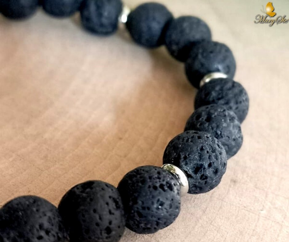BRACCIALE PIETRA LAVICA - MARYSTE'