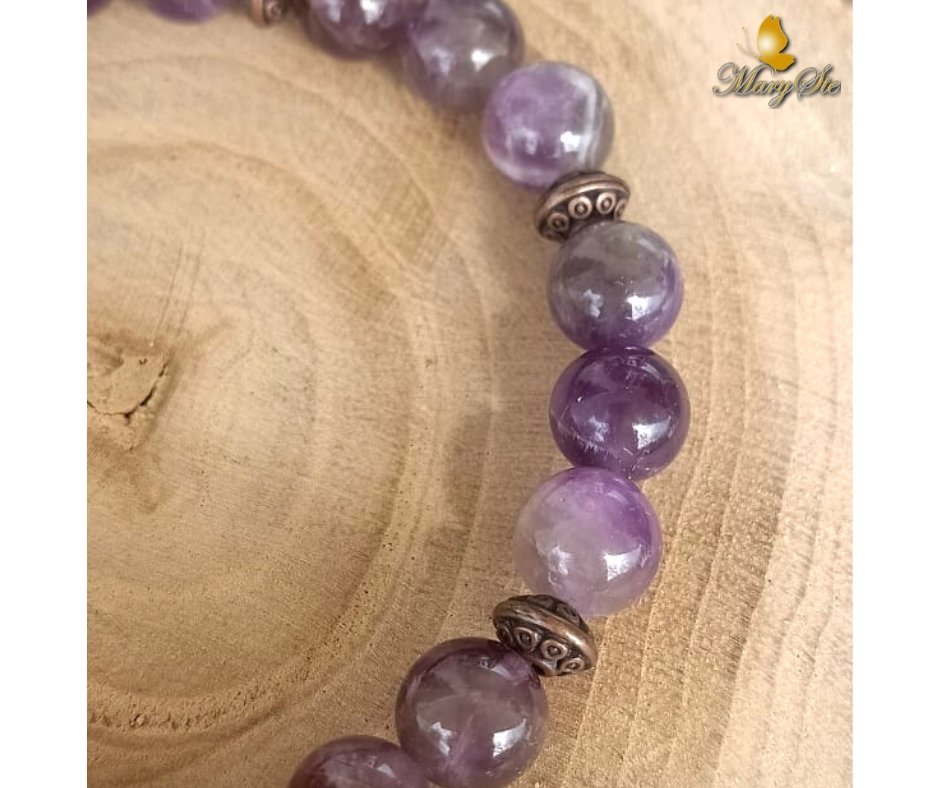 BRACCIALE UOMO AMETISTA - MARYSTE'