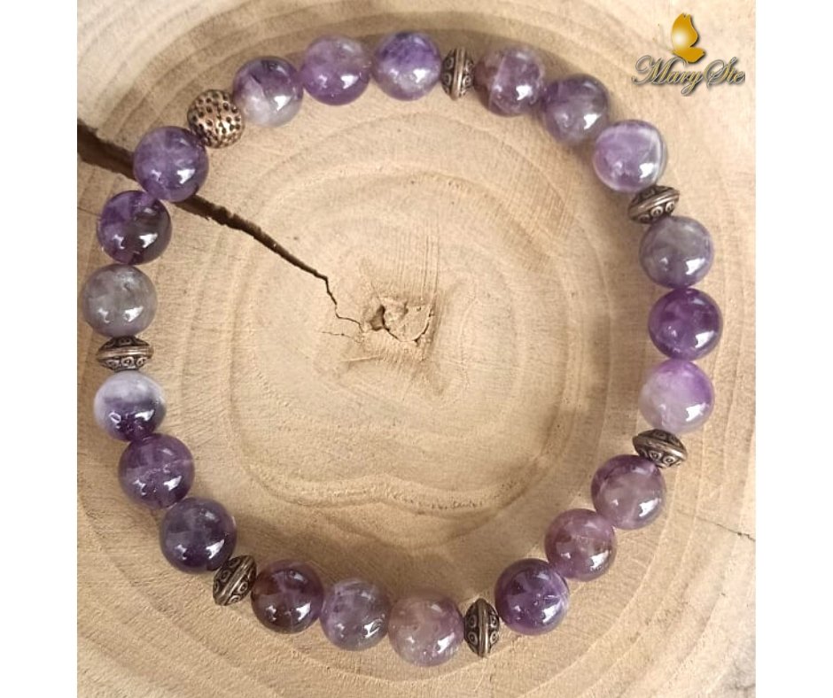 BRACCIALE UOMO AMETISTA - MARYSTE'