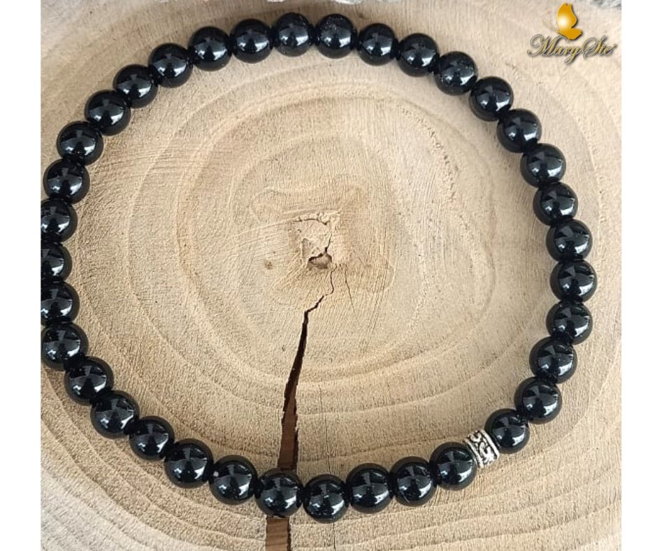 BRACCIALE UOMO TORMALINA NERA - MARYSTE'