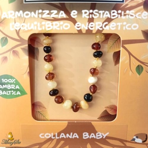 COLLANA AMBRA NEONATI - MARYSTE'