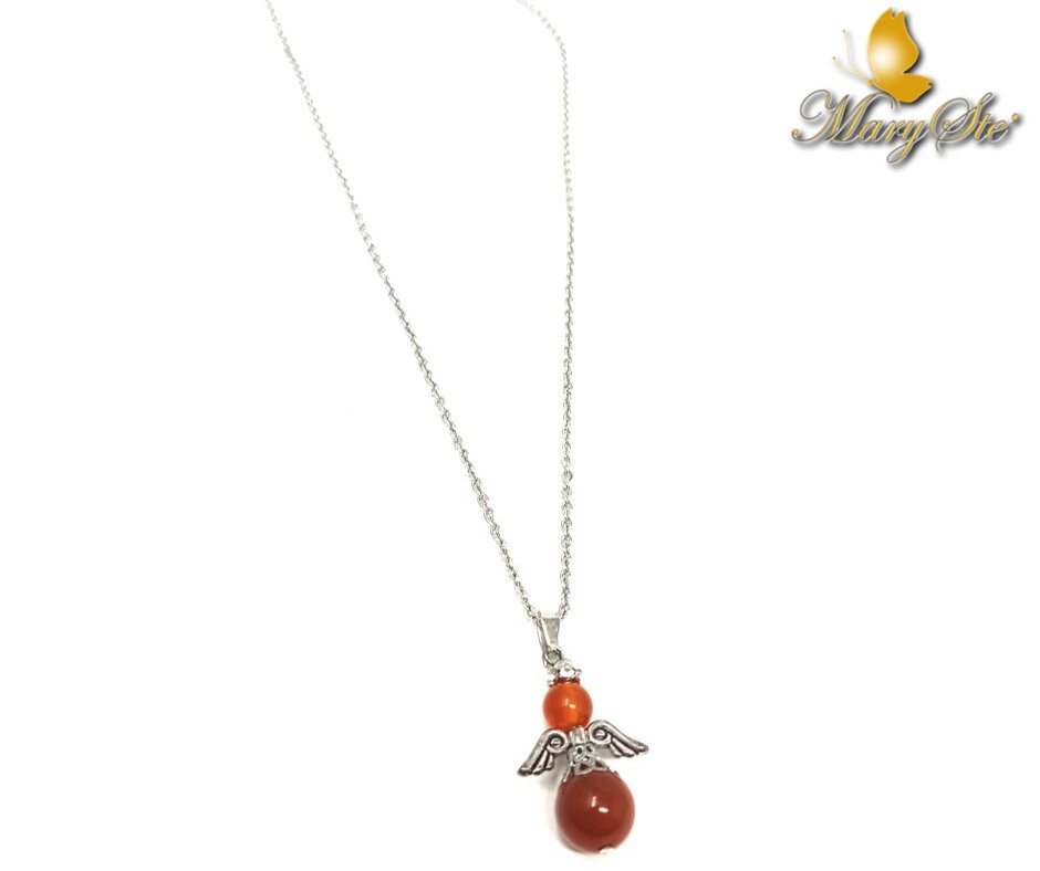 COLLANA ANGELO CUSTODE CORNIOLA - MARYSTE'