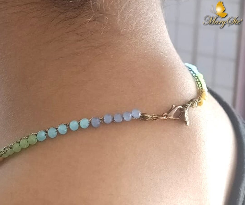 COLLANA CHAKRA CON FILO DI SETA - MARYSTE'