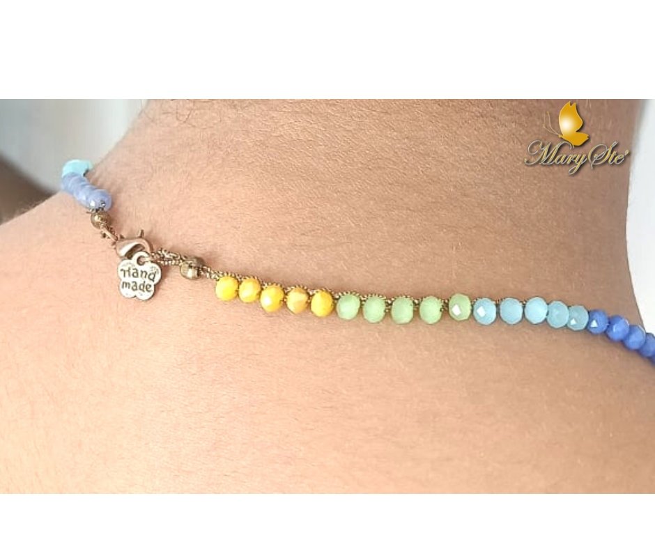 COLLANA CHAKRA CON FILO DI SETA - MARYSTE'