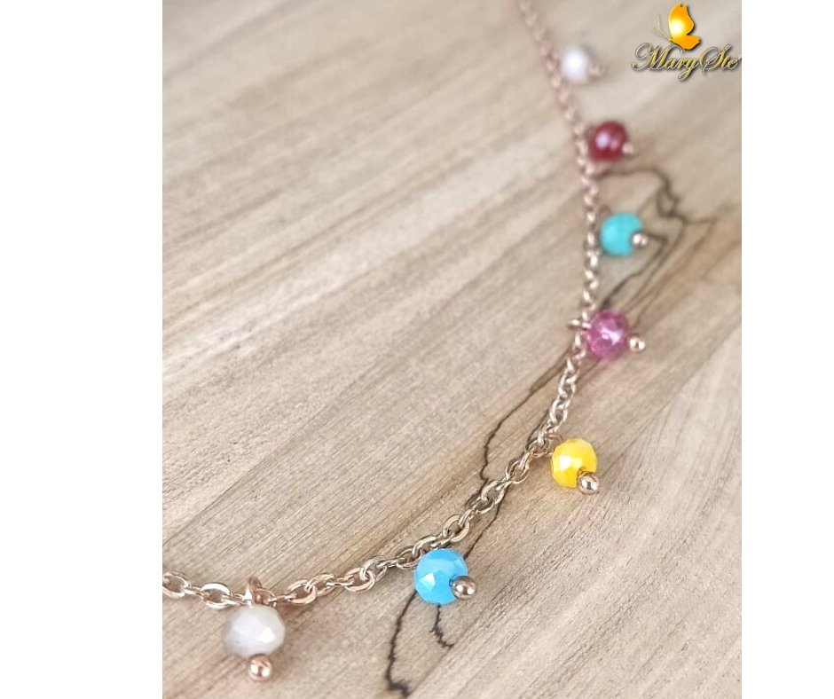 COLLANA GIROCOLLO CON CRISTALLINI - MARYSTE'