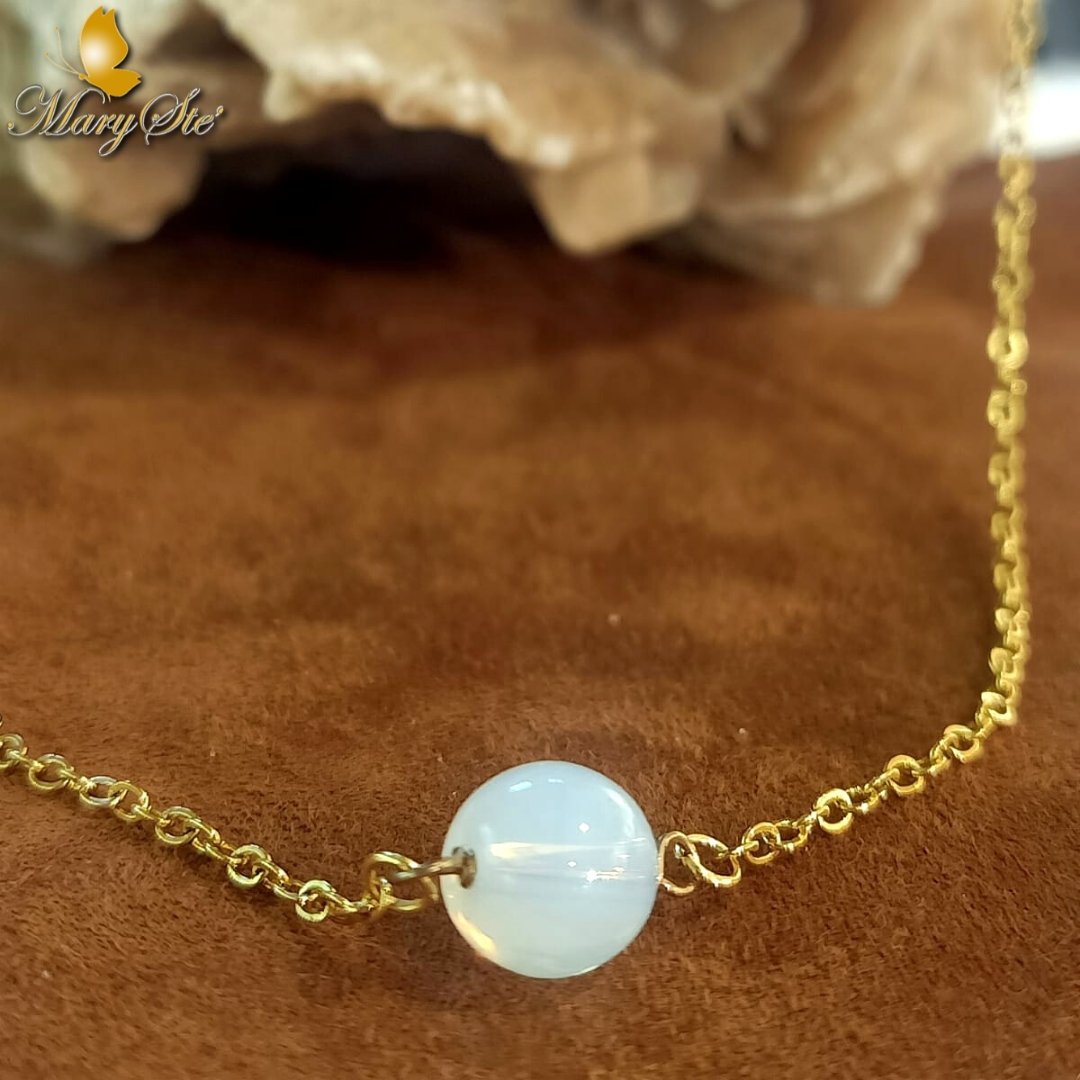 COLLANA GIROCOLLO OPALINA - MARYSTE'