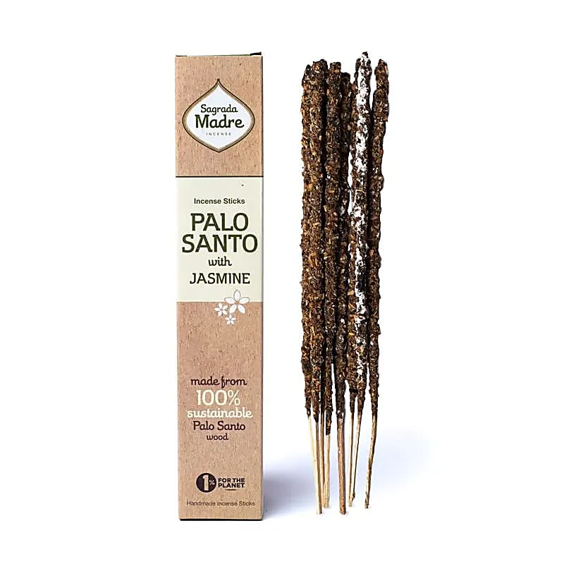 INCENSO NATURALE PALO SANTO E GELSOMINO -SAGRADA MADRE - MARYSTE'