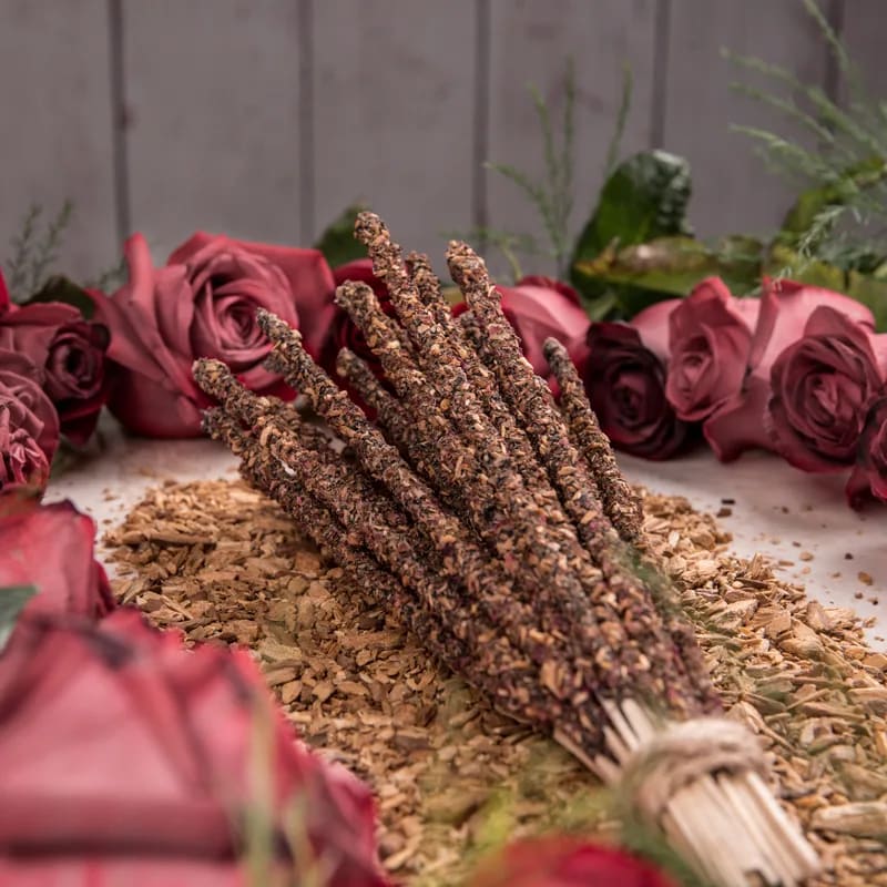 INCENSO NATURALE PALO SANTO E ROSA -SAGRADA MADRE - MARYSTE'
