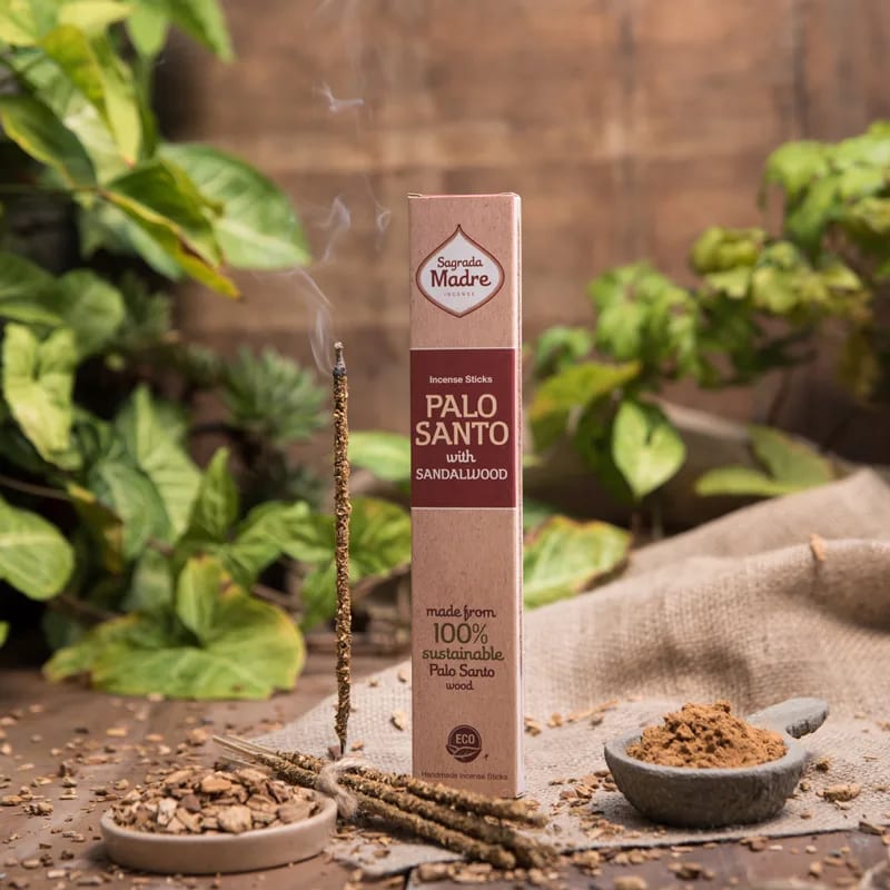 INCENSO NATURALE PALO SANTO E SANDALO -SAGRADA MADRE - MARYSTE'
