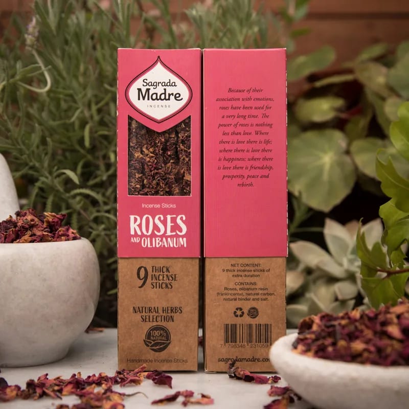 INCENSO ROSA E OLIBANO -SAGRADA MADRE - MARYSTE'