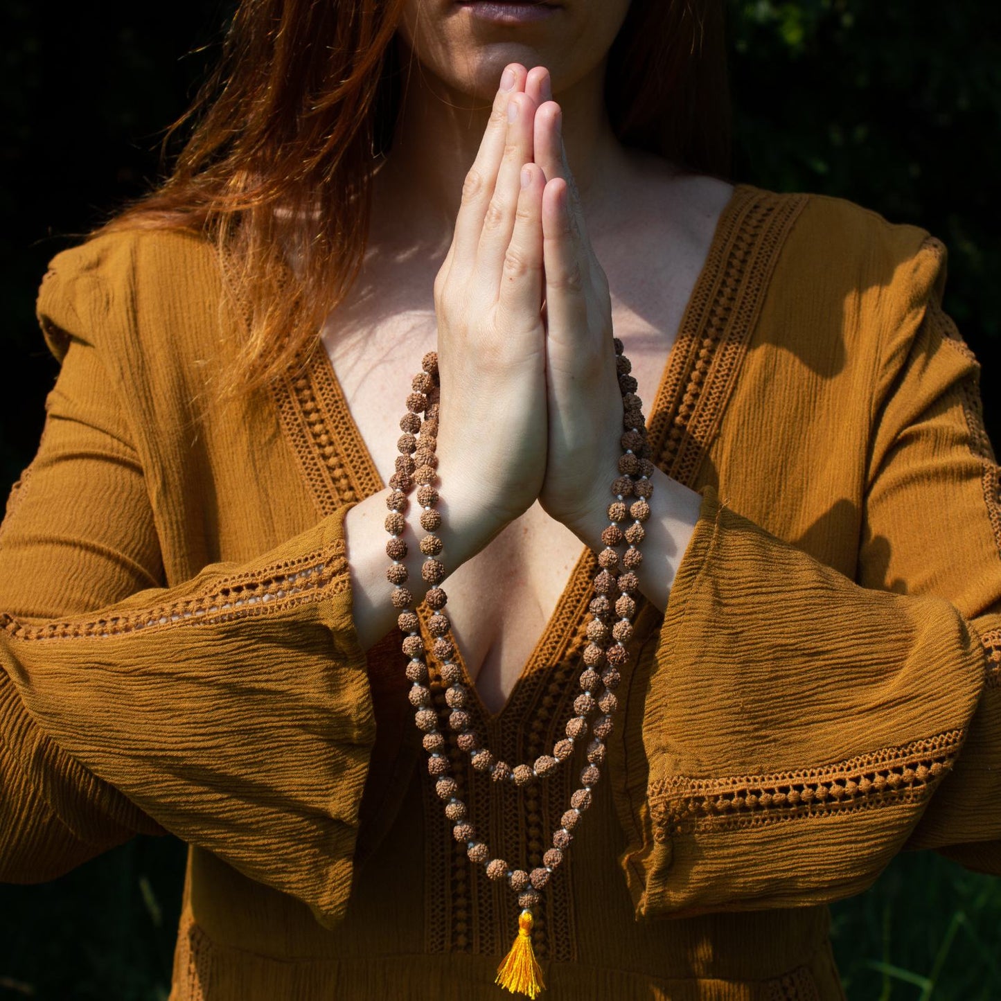 JAPA MALA SEMI RUDRAKSHA - MARYSTE'