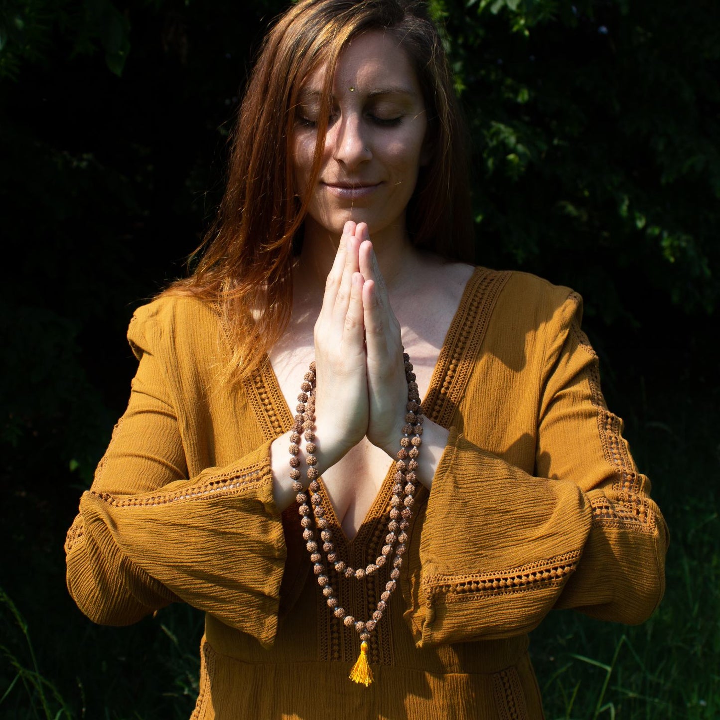 JAPA MALA SEMI RUDRAKSHA - MARYSTE'