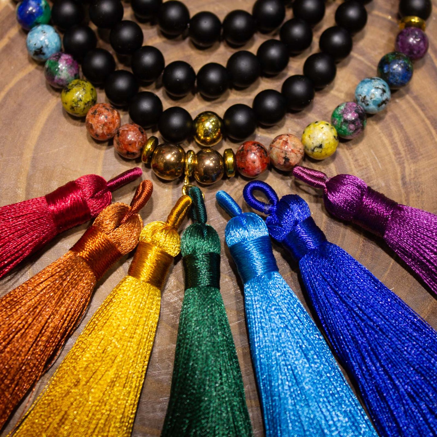 MALA TIBETANO 7 CHAKRA - MARYSTE'