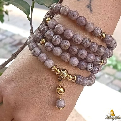 MALA TIBETANO IN AGATA - MARYSTE'