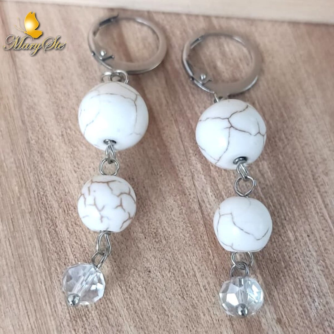 ORECCHINI MAGNESITE - MARYSTE'
