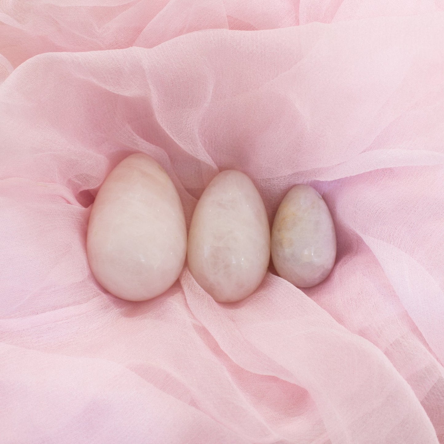 YONI EGGS QUARZO ROSA - MARYSTE'