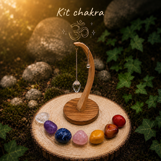 KIT PIETRE CHAKRA + PENDOLINO