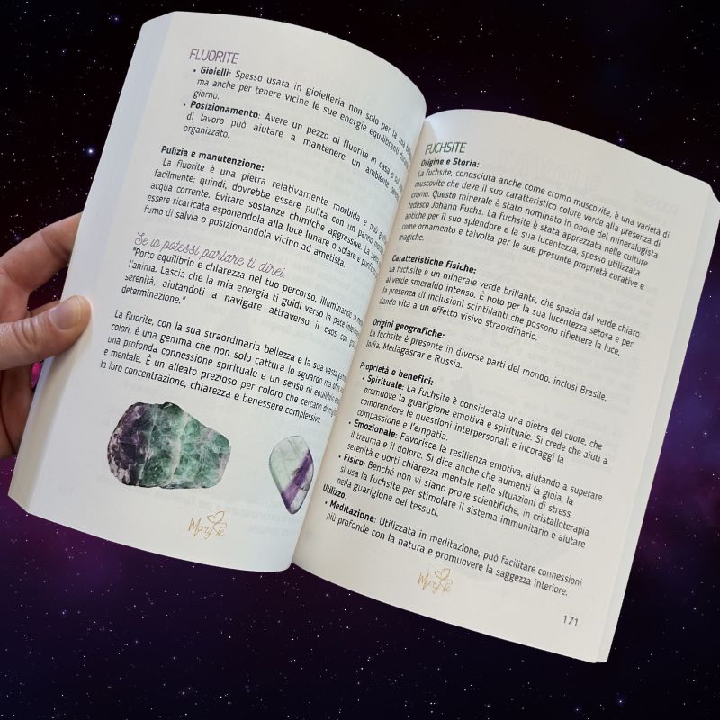 LIBRO DI CRISTALLOTERAPIA MARYSTE
