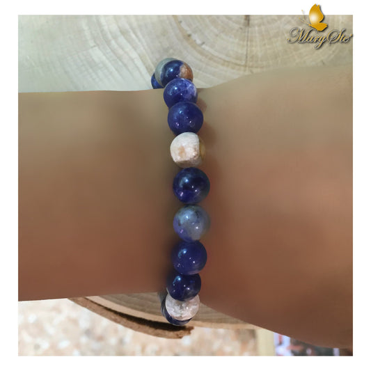 BRACCIALE IN PIETRA DI SODALITE - MARYSTE'